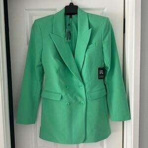 Bright Kelly express blazer size 8 new with tags. Never worn.